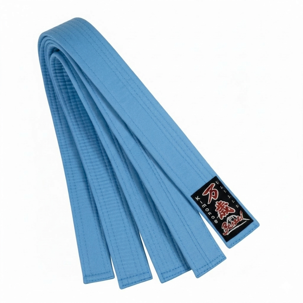 Faixa De Luta Azul 2,30M M0 / M1 Jiu Jitsu Judô Karatê Taekwondo