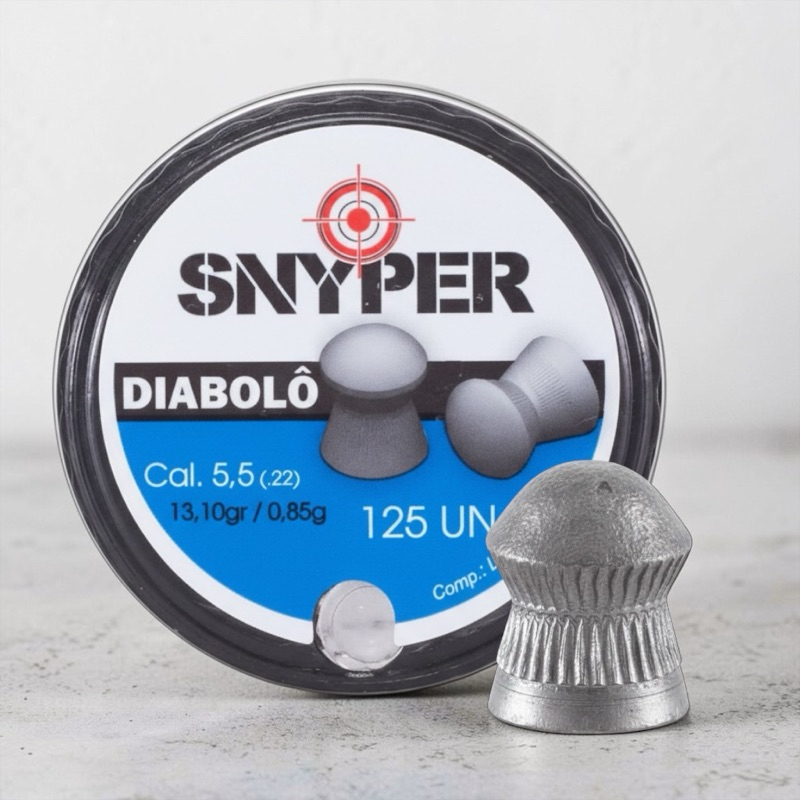 Chumbinho Diabolô Snyper 5.5mm 125un