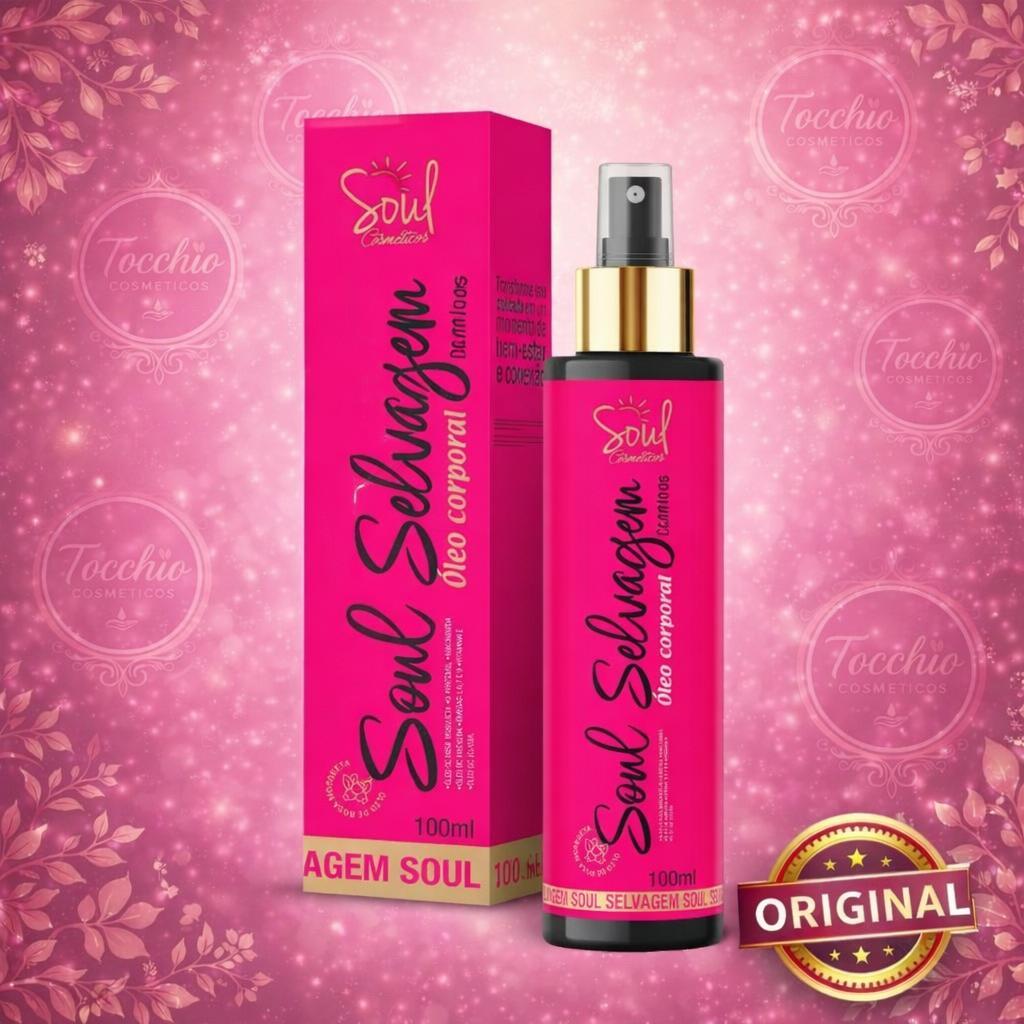 Óleo Clareador de Virilha e Axila Selvagem SOUL Óleo Hidratante Corporal Multifuncional 100ml 3 em 1
