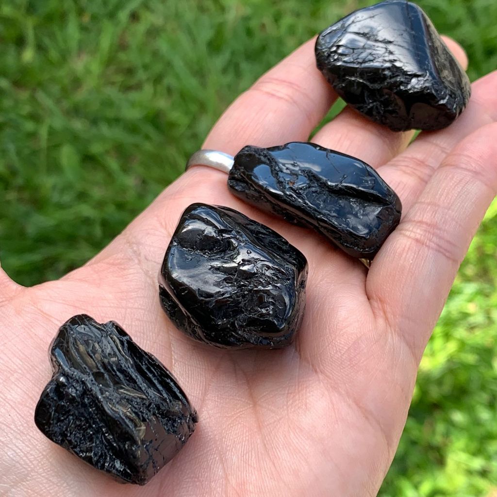 Turmalina Negra Pedra Natural Rolada