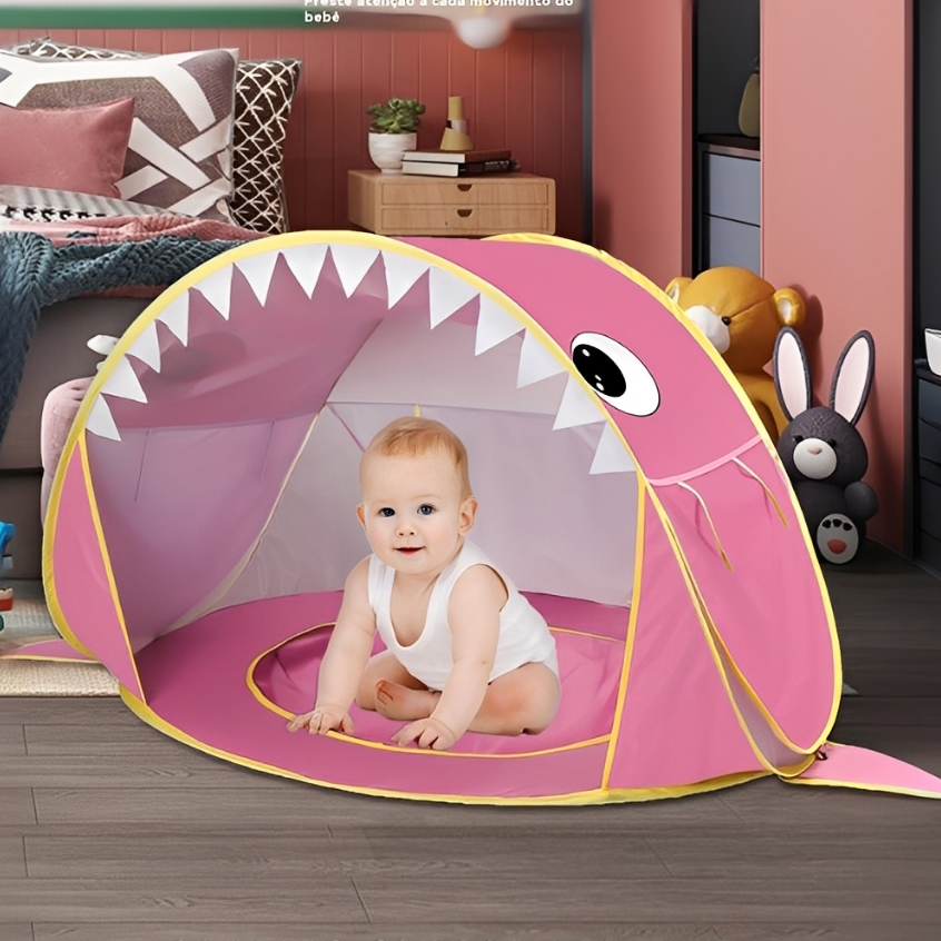 Barraca De Praia De Brinquedos Para Bebês Com Piscina Portátil