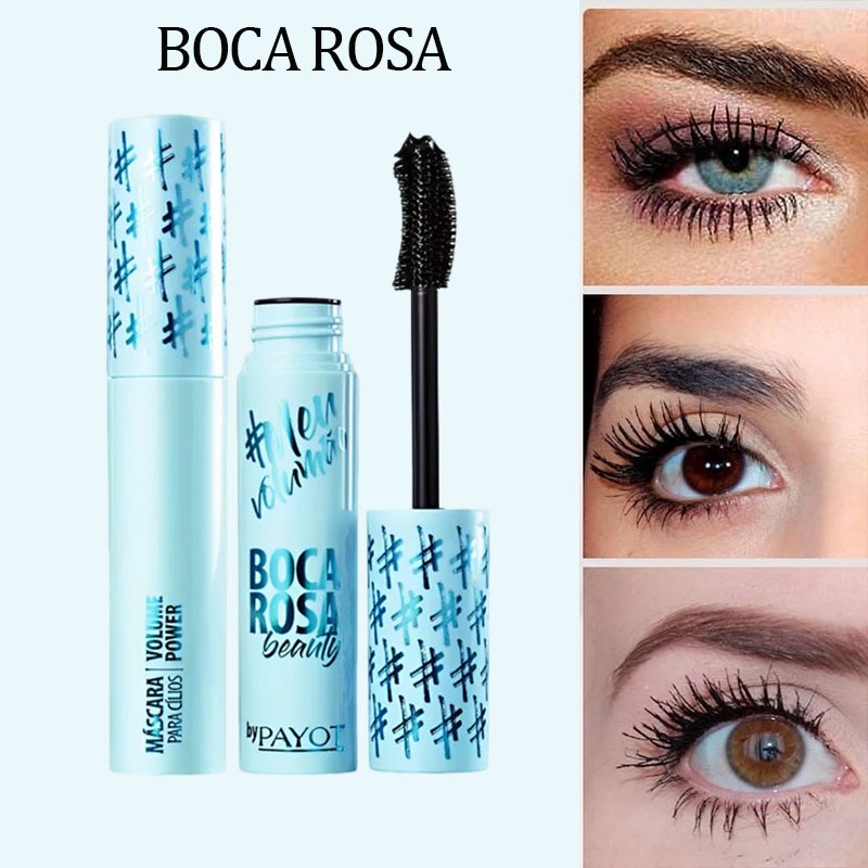 Boca Rosa Rímel Máscara de Cílios Volume Extremo | À Prova d’Água | Longa Duração | Fica Efeito Boneca