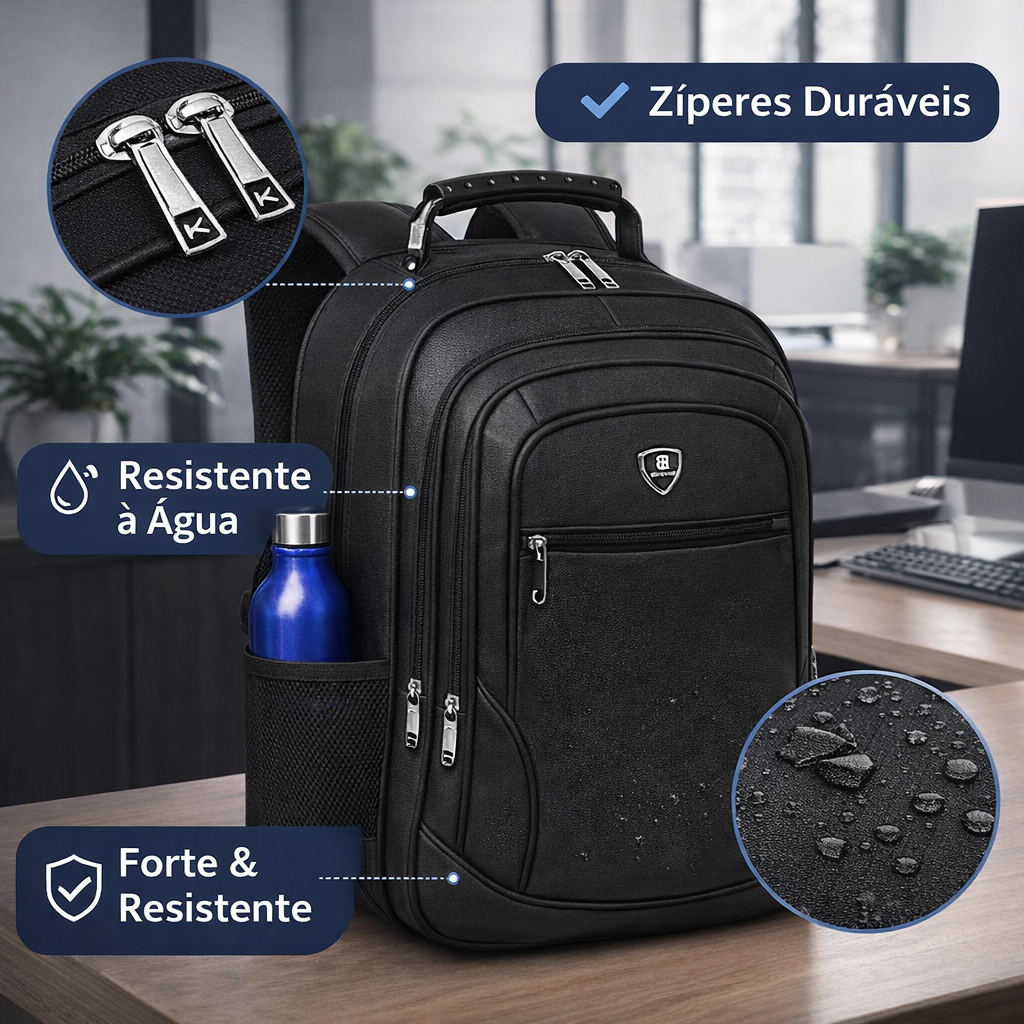 PROMOÇÃO Mochila Masculino Escolar De Grande Capacidade Para Estudante Notebook Impermeável
