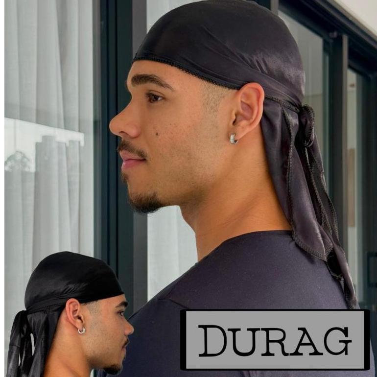 Bandana Durag 360° Waves moda conforto Faixa para Cabelo Estilo Lenço Trança Penteado