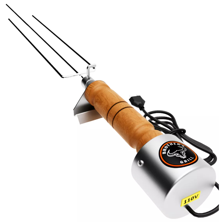 Espeto Giratório Flex Espeto Elétrico Brothers Grill O Mais Barato com a Melhor Qualidade Espeto Churrasco Espeto Inox