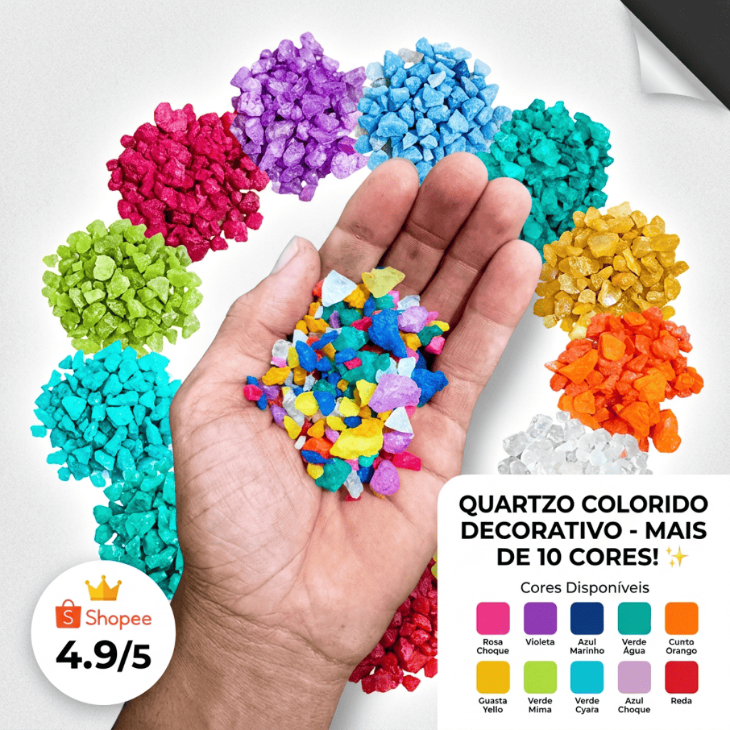 PEDRINHAS DE QUARTZO 1KG A 10KG -AQUÁRIO VASOS DE PLANTA DECORAÇÃO ARTESANATO VELAS JARDINS  Nº2