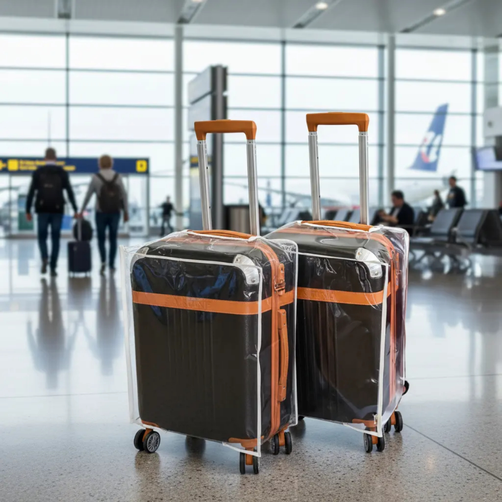 2 Capas Para Mala de Viagem P, M ou G Escolha o Tamanho Impermeável Protege Arranhão e Impacto