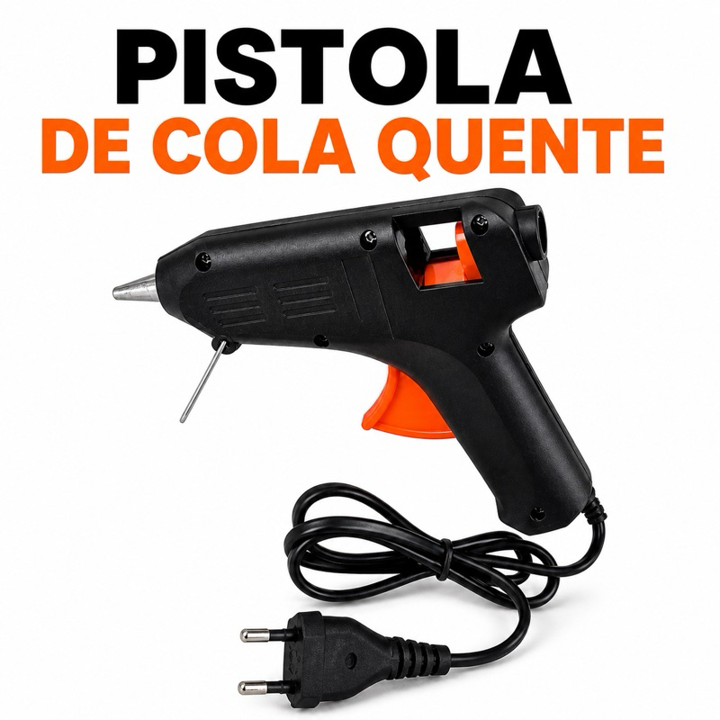 Pistola De Cola Quente Pequena ou grande, Para Cola Quente 10W 20W e 40w