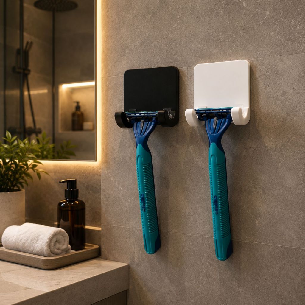 Suporte para Lâmina Barbeador Gillette Prestobarba Organizador Banheiro Masculino Feminino