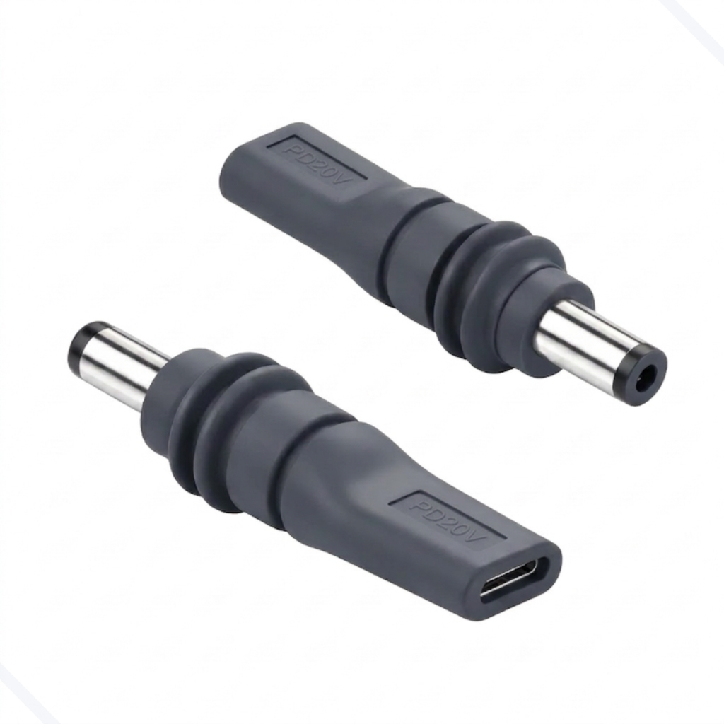 Adaptador Tipo-C DC para Starlink MINI 20v 5A 100w Cinza com chip PD power delivery