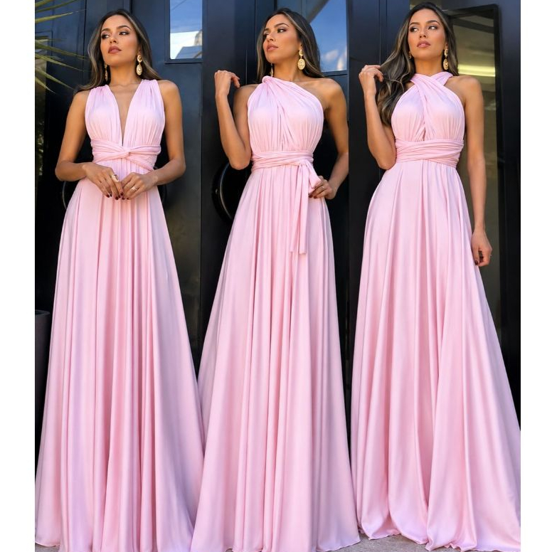 vestido Longo Várias Formas Infinity Multiformas Multiuso Festas Casamento Madrinhas Formatura