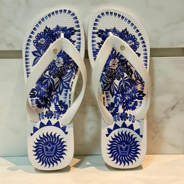 Promoção Chinela de Dedo Feminino Estampado  Leve Macio Flexível Do 34 ao 40 Pronta Entrega 01