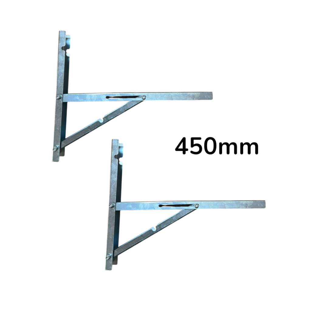 Suporte para Ar Condicionado de 7.000 a 18.000 BTUS 450mm Alta Resistência e Instalação Segura  Reforçado