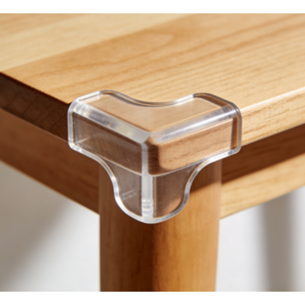 20 Protetor De Silicone Quina em Silicone para Mesa Protege Criancas e Bebes