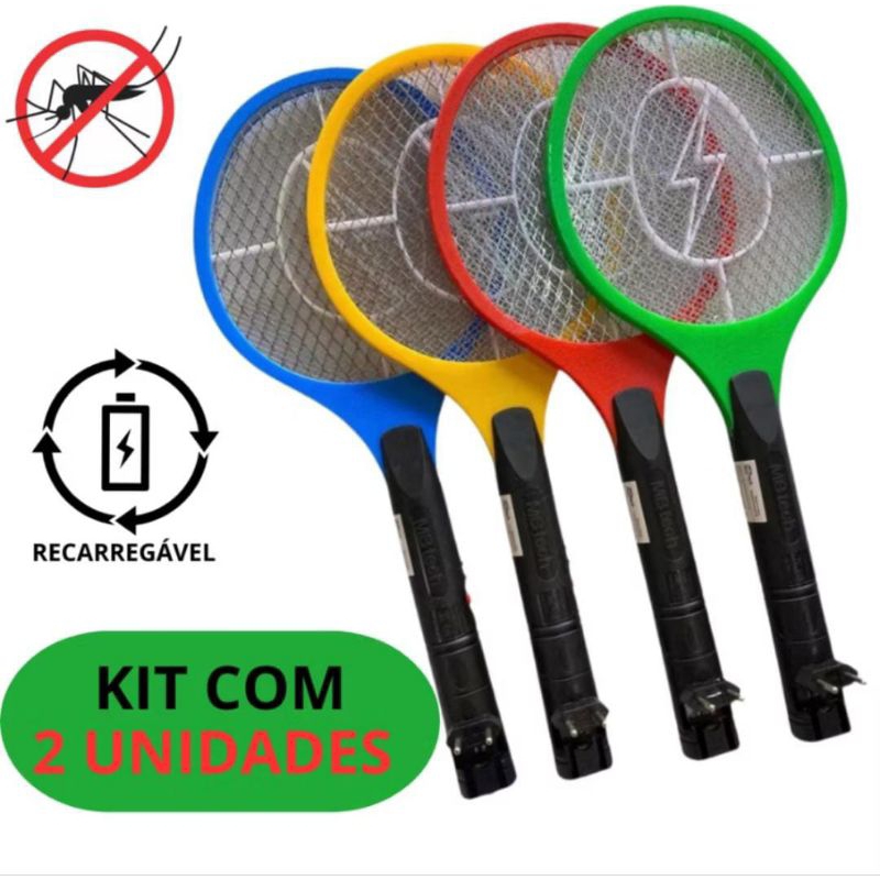 Raquete elétrica kits 2/3/6/8 unidades