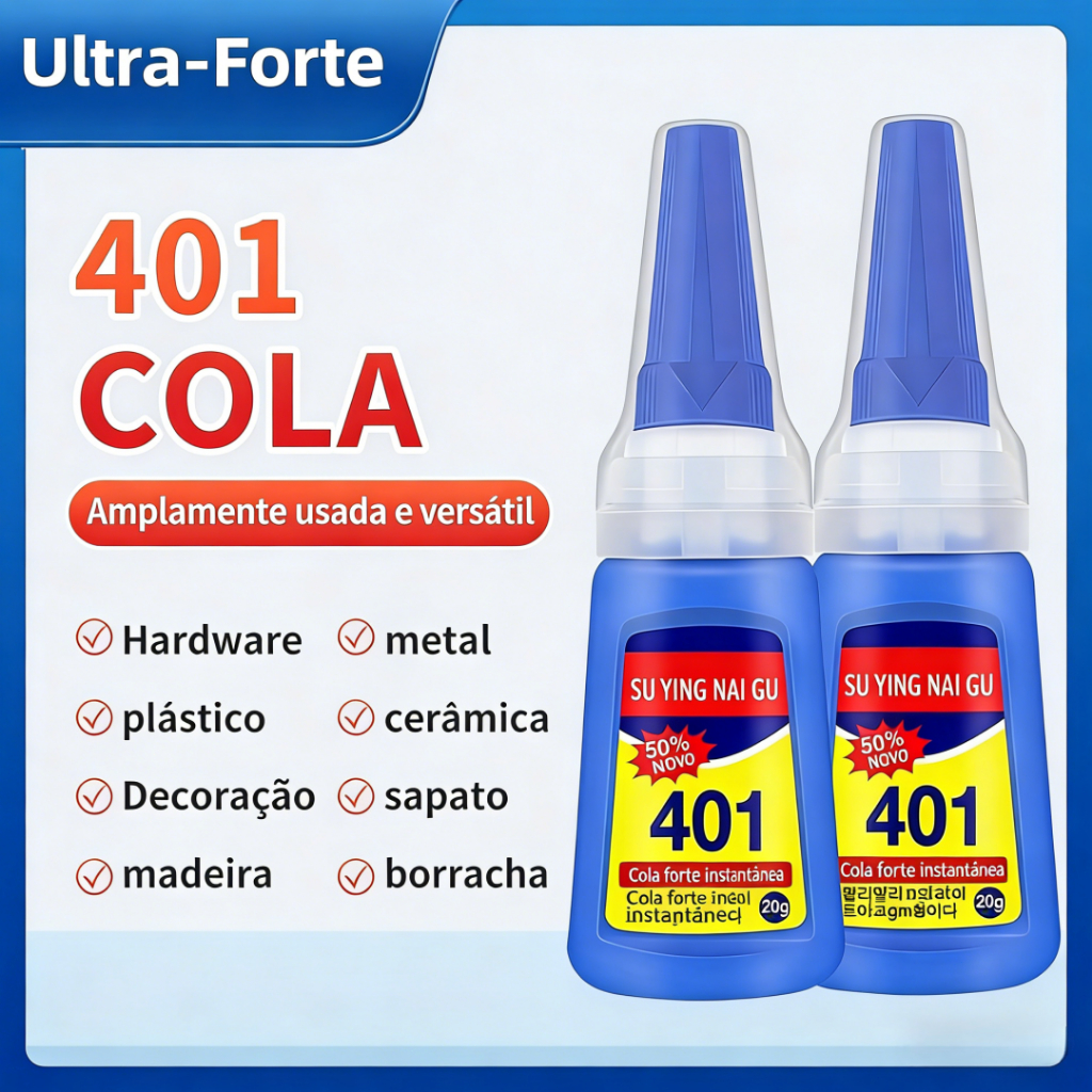 2/5pcs Cola Forte 20g, Secagem Rápida, Adequada para Plástico, Metal, Ferro, Cerâmica, Vidro, Madeira, Cola Manual