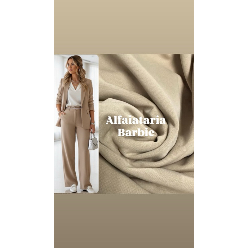 Tecido Alfaiataria Barbie / Crepe Alfaiataria / Alfaiataria New Look Premium