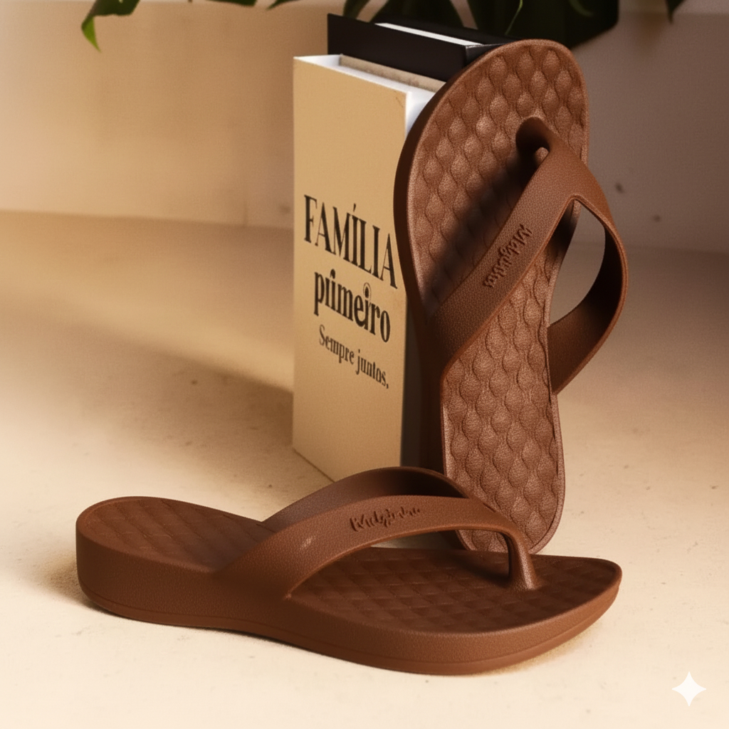 Chinelo Casual Feminino Estilo Nuvem Super Macio e Leve