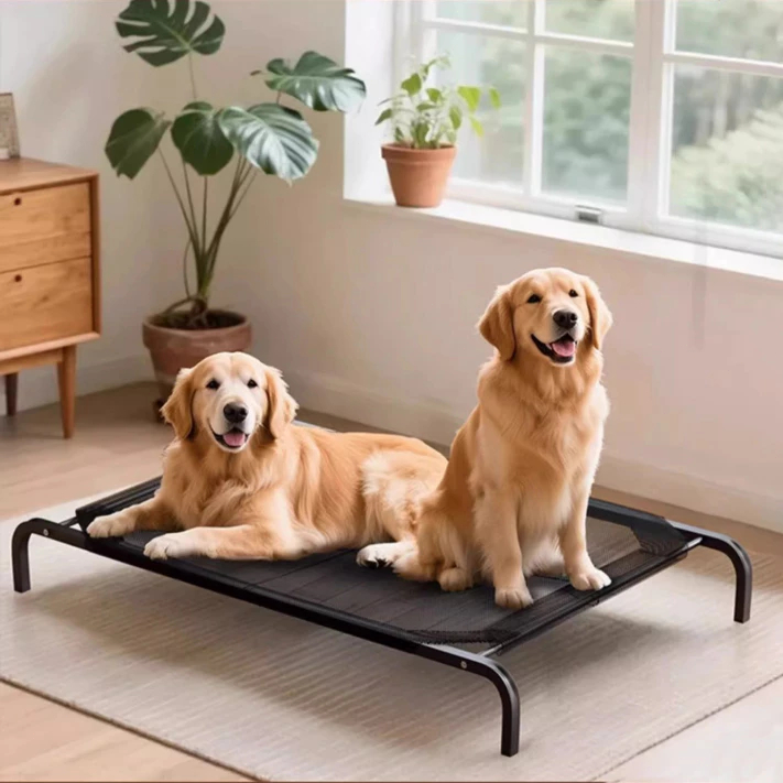 Cama Para Cachorro Suspensa Em Aluminio Elevada Pet Cachorro 90x60cm/102x69cm