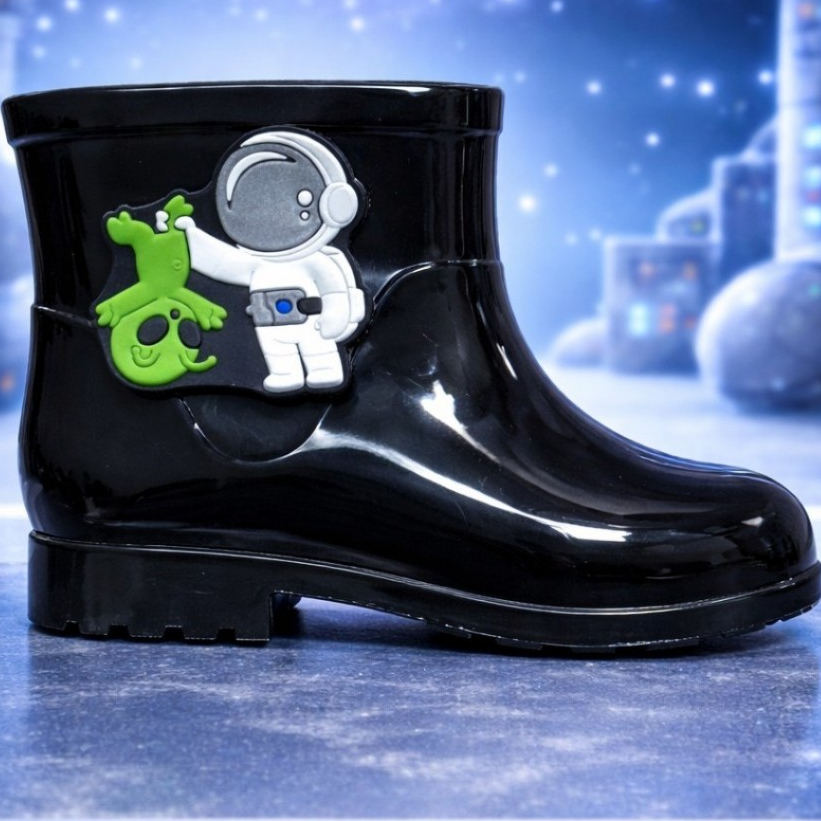 BOTA GALOCHA INFANTIL MENINO  IMPERMEAVEL ANTIDERRAPANTE FRIO CHUVA