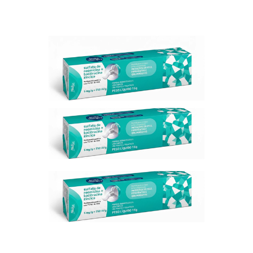 KITS SULFATO DE NEOMICINA + BACITRACINA ZINICA 15G