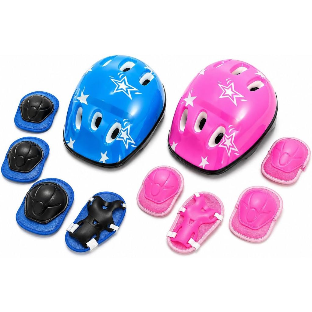 Capacete Cotoveleira Joelheira Infantil SEGURANÇA Bike Skate Patinete Kit Proteção Novidade