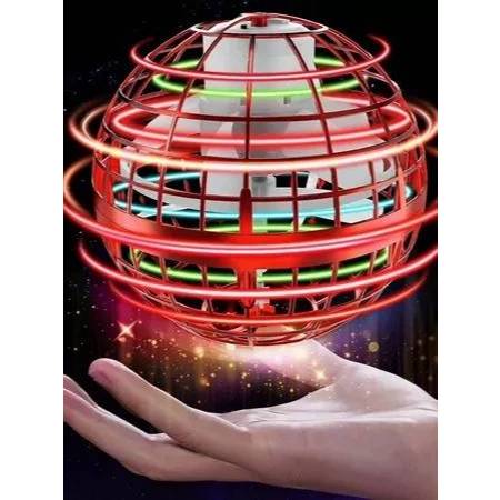 Bola Spinner Voadora Flutuante Boomerang com LED e Controle (Cores Sortidas)