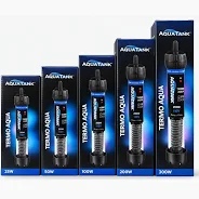 Aquecedor Com Termostato 25w 50w 100w 200w 300w Submersível Aquatank Para Aquários
