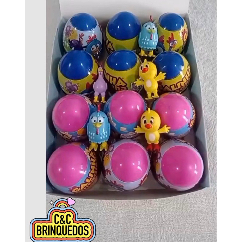 cx 12 ovos surpresa! Diversão garantida nesta Páscoa 2026 🐰🍫 ideais pra presente lembrancinhas e festas escolares🎁