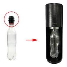 Adaptador para SODASTREAM, para bocal de garrafa PET, (kit com duas peças).