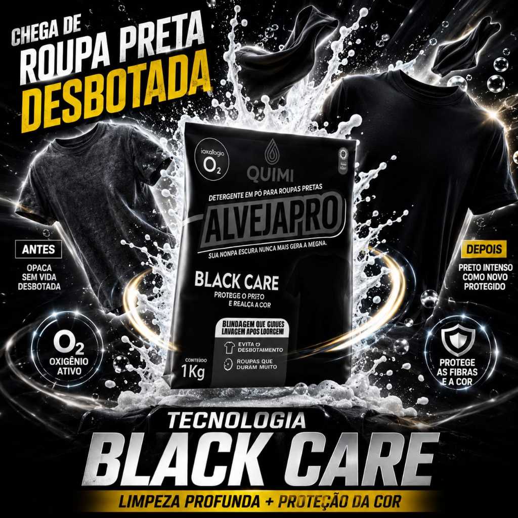 ALVEJA PRO ALVEJANTE SEM CLORO PARA ROUPAS PRETAS TIRA MANCHAS E REALÇA COR 1-3KG