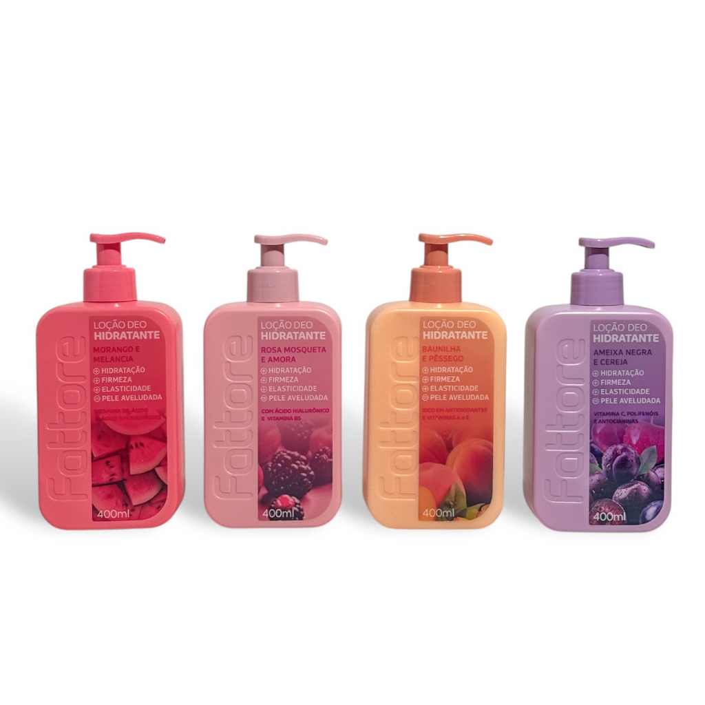 Loção Deo Hidratante Fattore 400ml – Hidrata, Protege e Perfuma