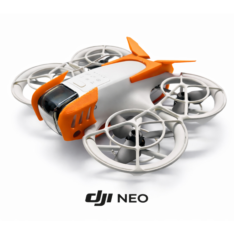 Kit Protetor Drone DJI NEO  Proteção Total + Visual Personalizado Bumper DJI NEO Leve e ultra resistente + BRINDE DJI
