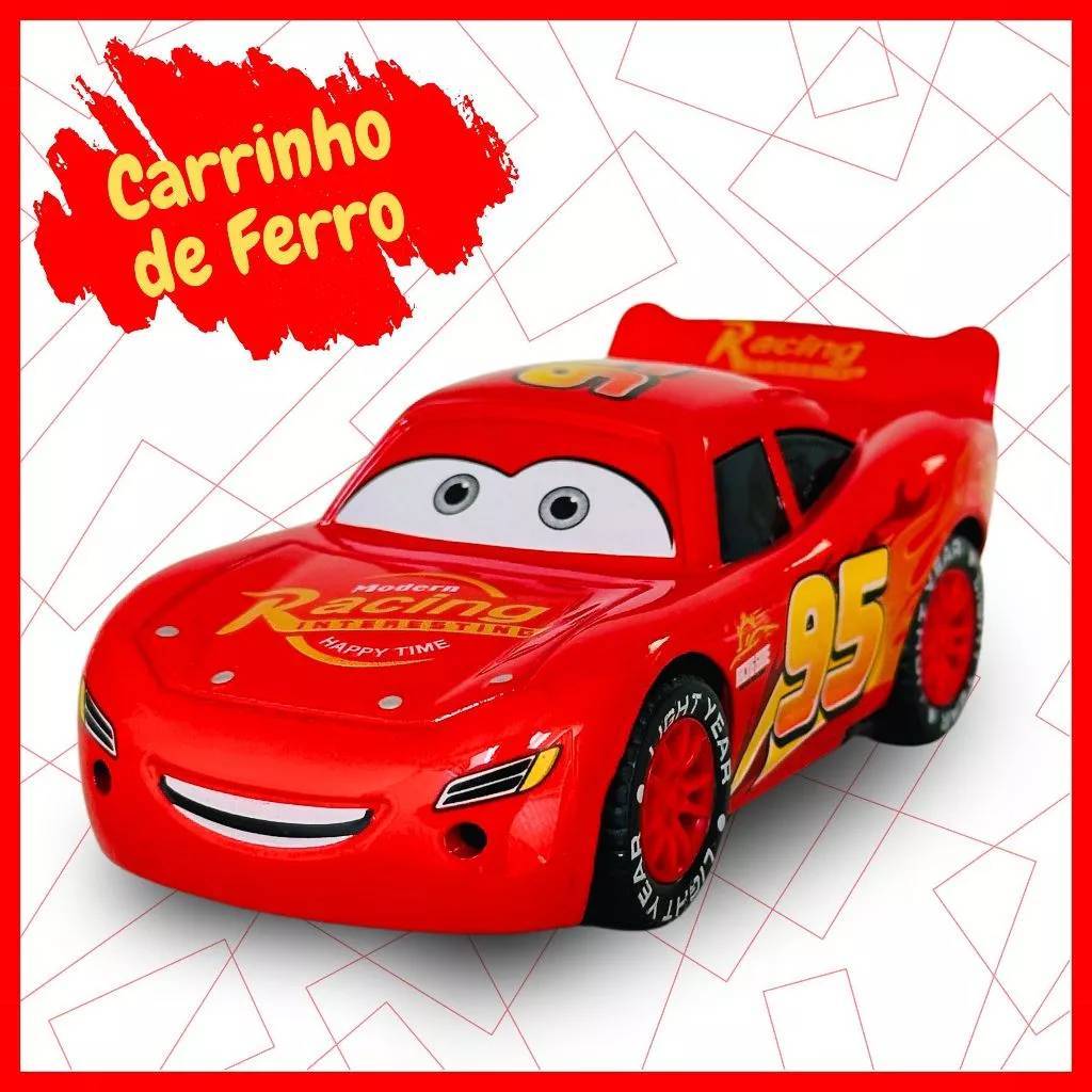 Carrinho Relampago Mcqueen De Ferro Filme Carros Fricção