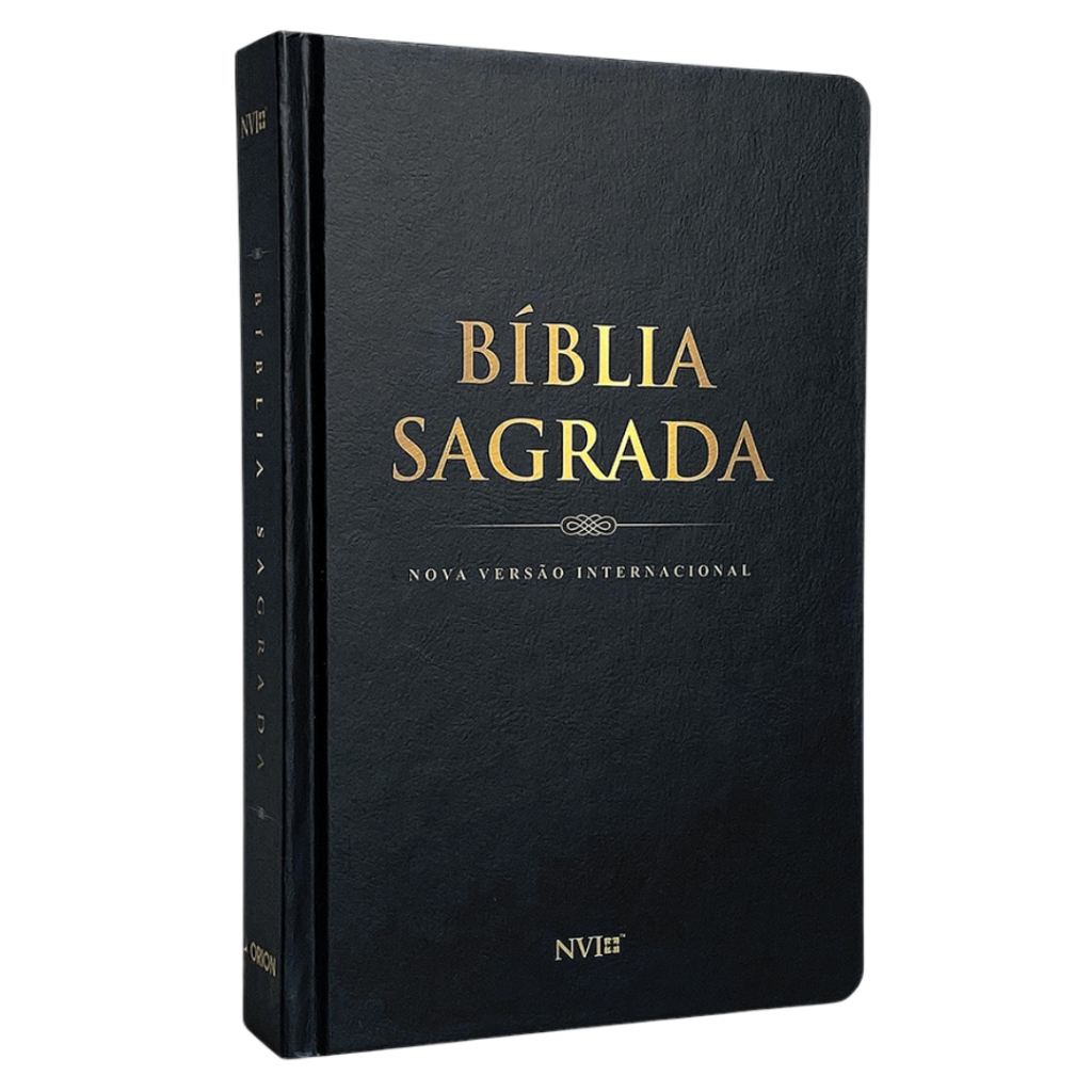 Bíblia Sagrada NVI Capa Dura Preta Luxo