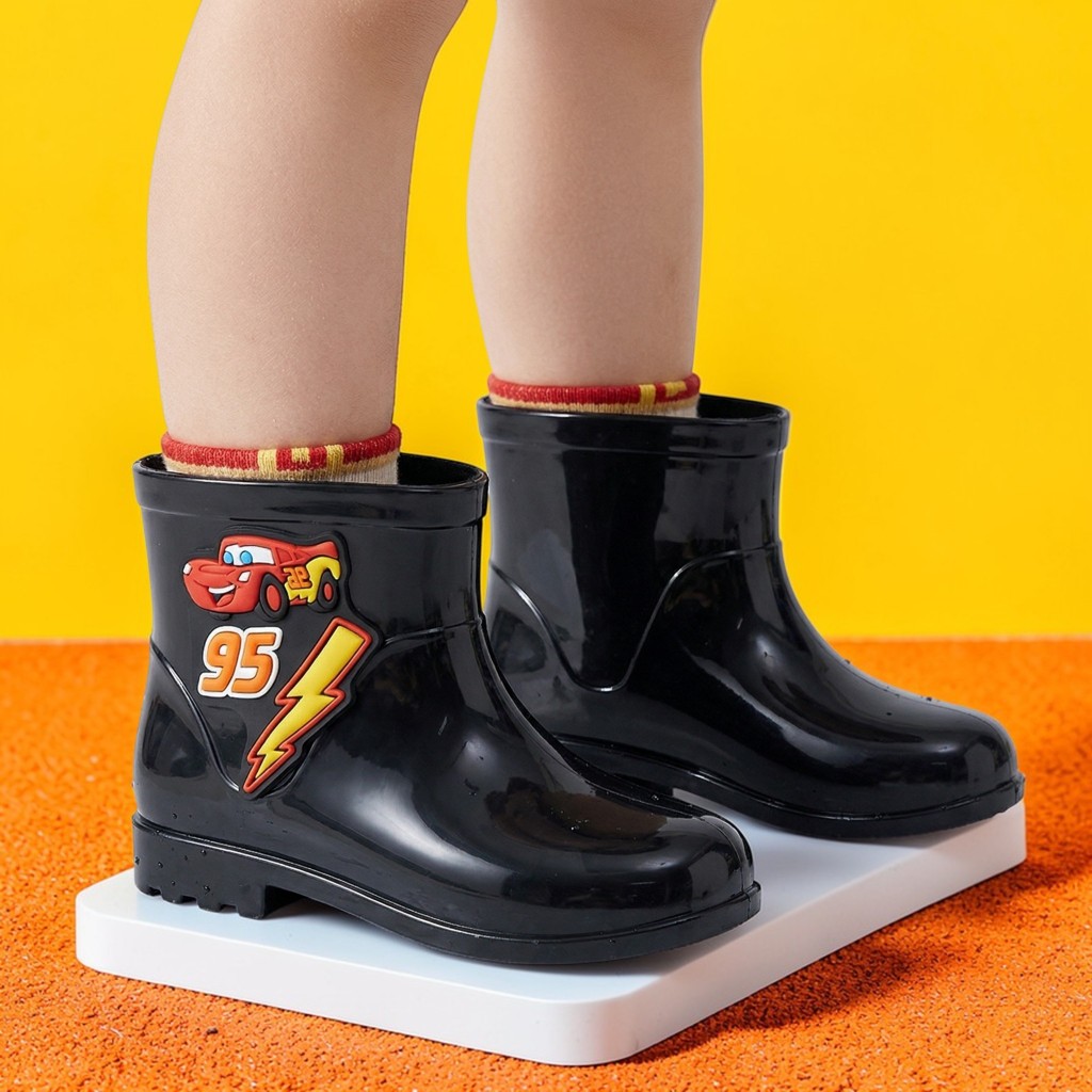 Galocha Infantil Masculina Leve E Macia Antiderrapante Escolar Bota De Chuva Envio Já