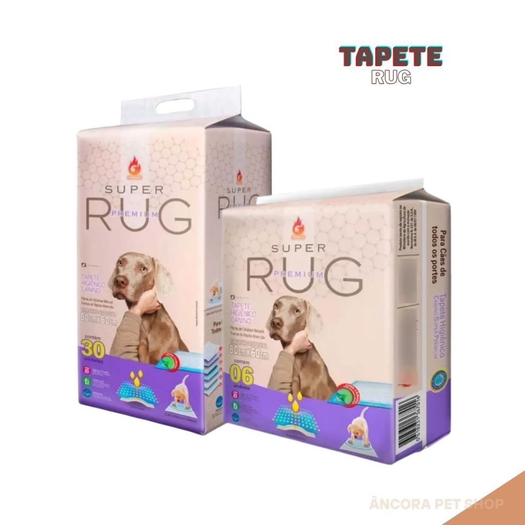 Tapete Higiênico Super Rug 80x60 cm
