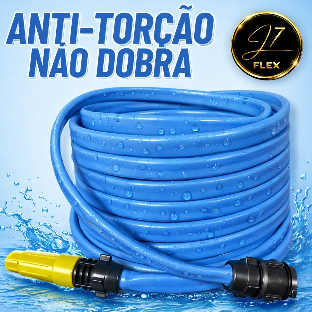 Mangueira De Jardim Anti-Torção Não Dobra - 10 a 50 Metros