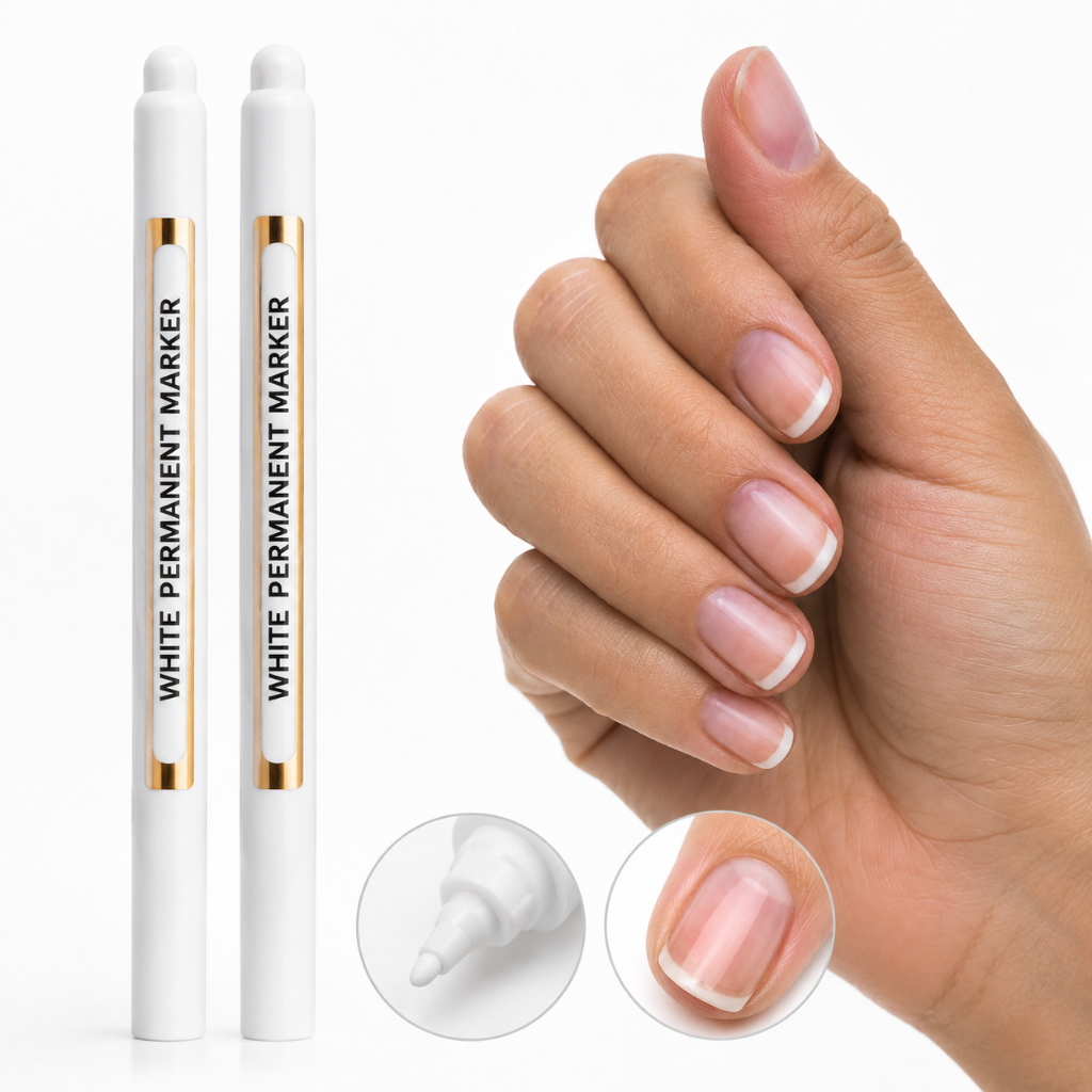 Caneta Francesinha Profissional 1mm Esmalte Nail Art Unhas Perfeitas Traço Fino Ultra Precisa