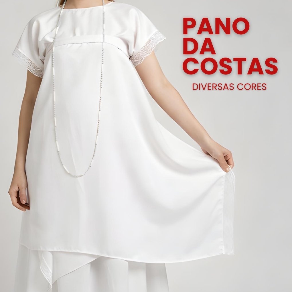 Pano da Costa Umbanda Candomblé 2,00 x 75 cm - Diversas Cores