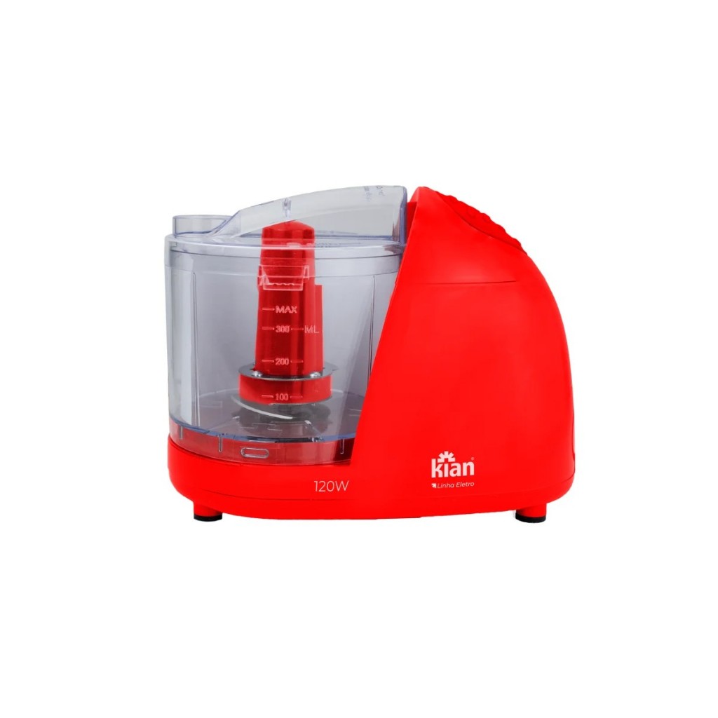 Mini Processador Kian Vermelho 120w - 127v