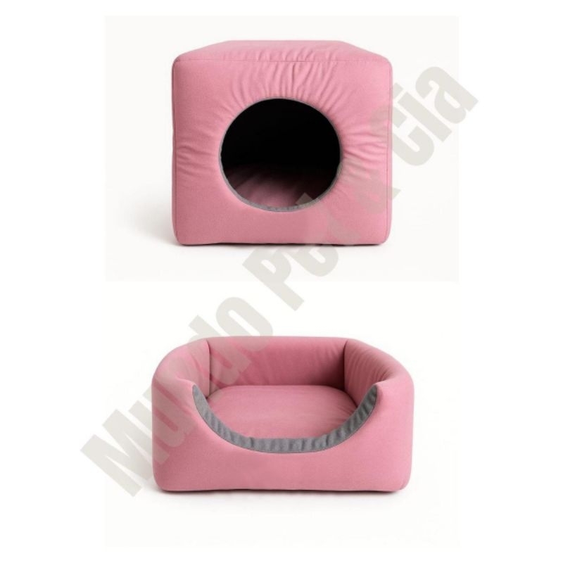 Casinha cama toca Iglu 3 Em 1  Cão E Gato,Tamanhos P, M, G e GG, com almofada removível fundo impermeável