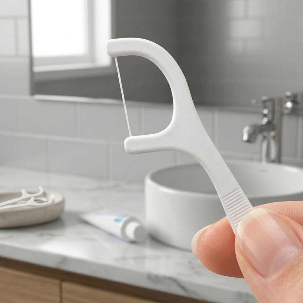 Kit 50/100/200 haste fio dental descartavel ultra resistente limpeza profunda dente facil usar ideal para higiene bucal