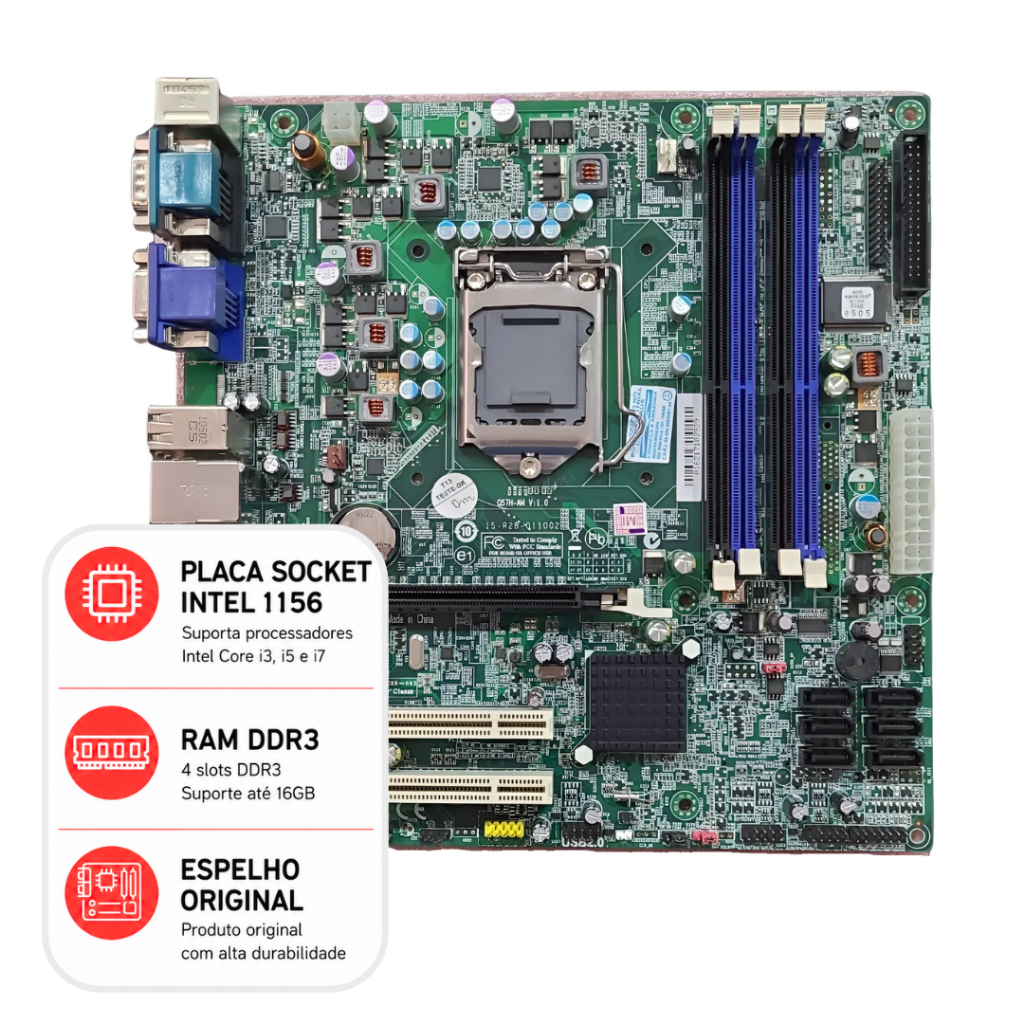 Placa-Mãe  IPM Q57 STI  – Socket LGA 1156  -  PROMOÇÃO