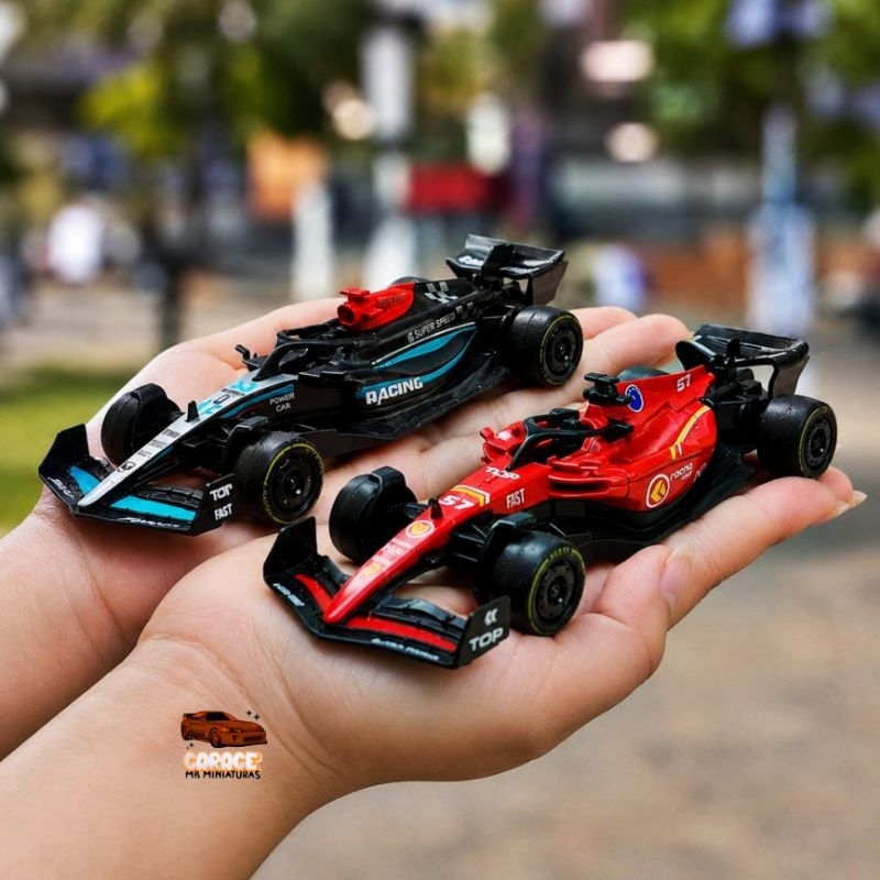 Miniatura de carros Formula 1 Metal 1:43 Fricção Diecast Coleção Carrinho Brinquedo