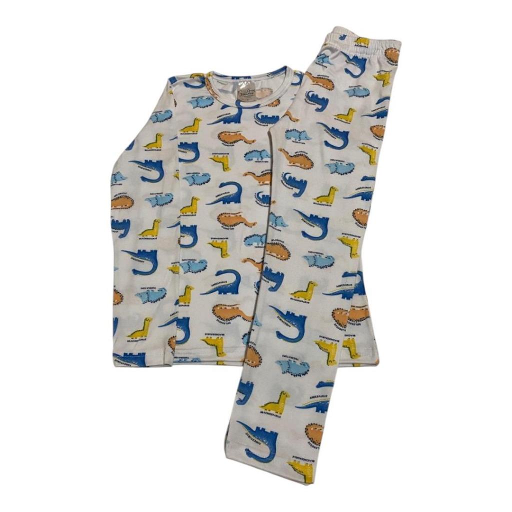Conjunto Pijama de Menino Manga Longa mais Calça Roupa Infantil