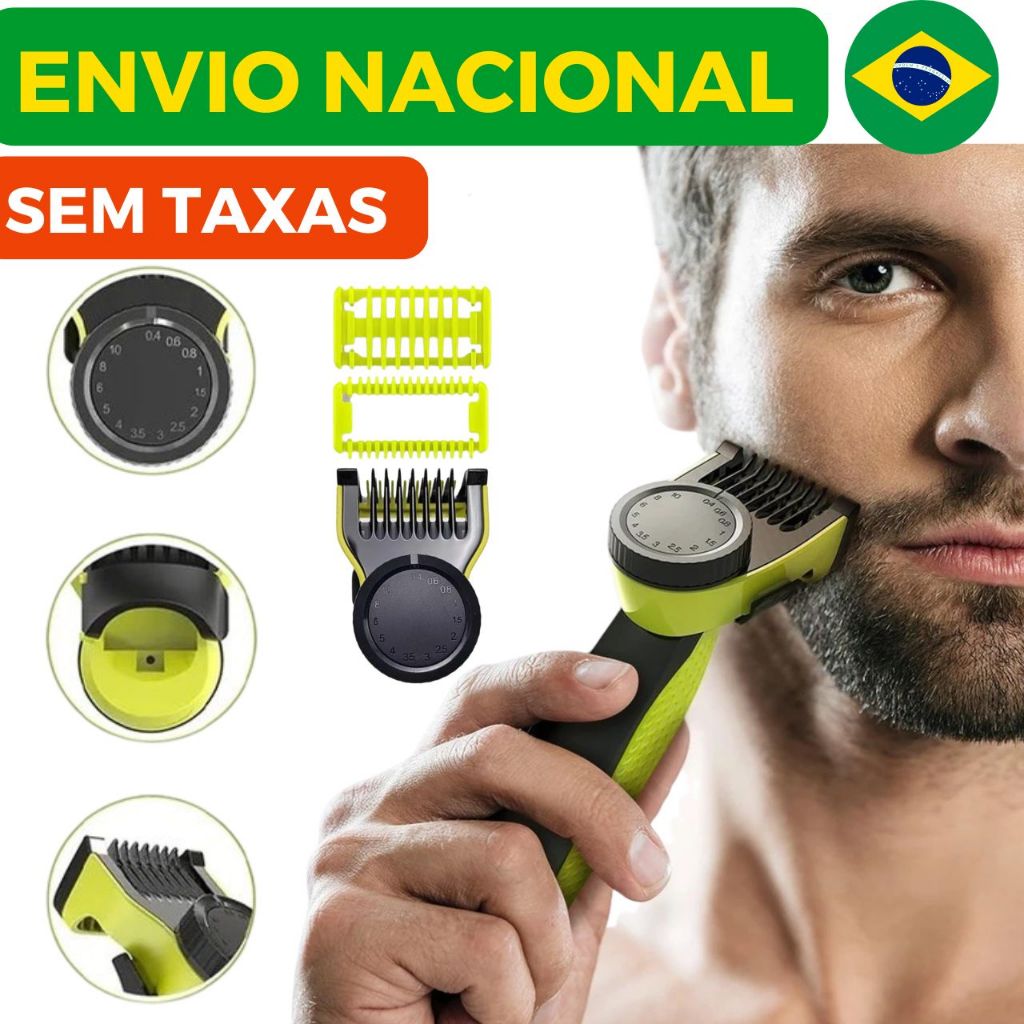 Pente Ajustável Compatível Oneblade 14 Níveis Para Barbeador OneBlade