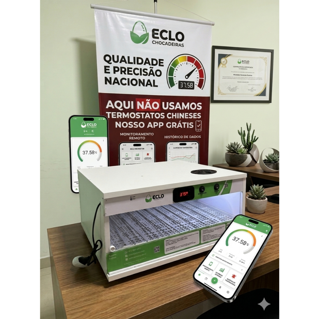 Chocadeira 100 ovos Ovos Galinha Automática Digital eclo chocadeira