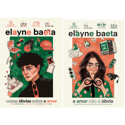 O Amor Não É Óbvio + Coisas Óbvias Sobre O Amor, De Elayne Baeta., Vol. 2. Editorial Galera Record.