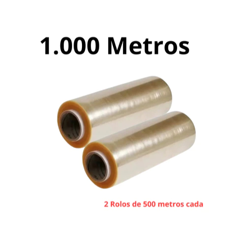 Kit 2 Rolos Bobina Plastico Filme Pvc 28cm X 500 Cada METROS ESTICAVEL